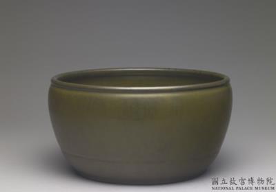 图片[2]-Basin in tea-dust glaze, Qing dynasty, Yongzheng reign (1723-1735)-China Archive